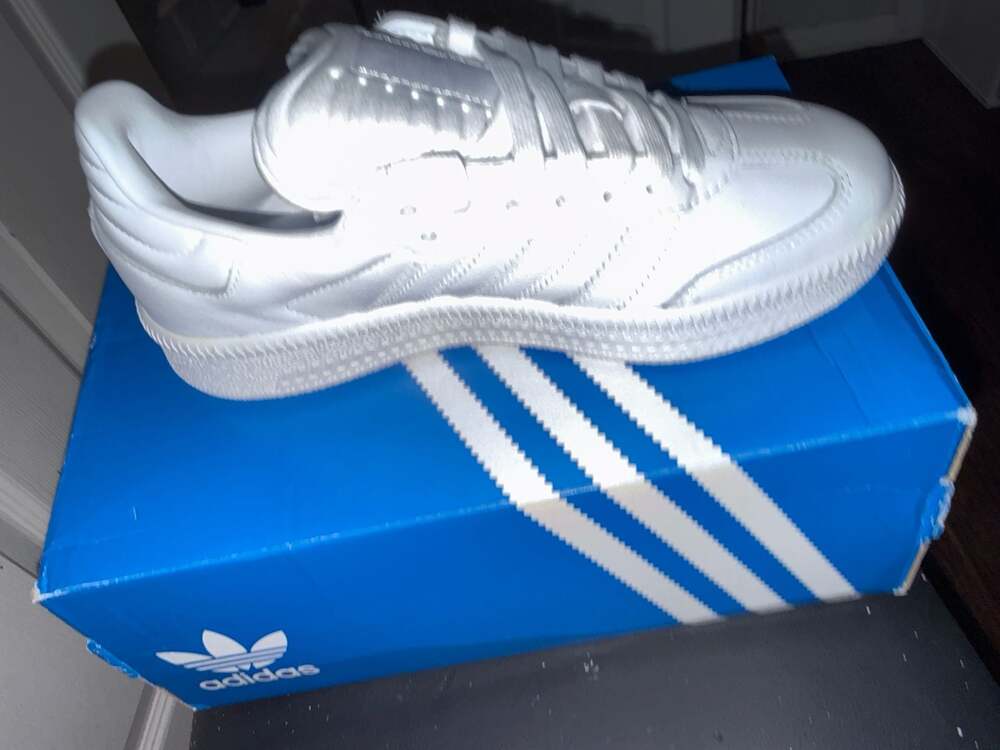 adidas Originals Samba XLG Triple White Sneakers